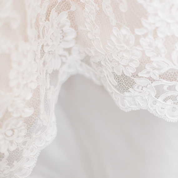 Dentelle de Calais pour robe de mariée