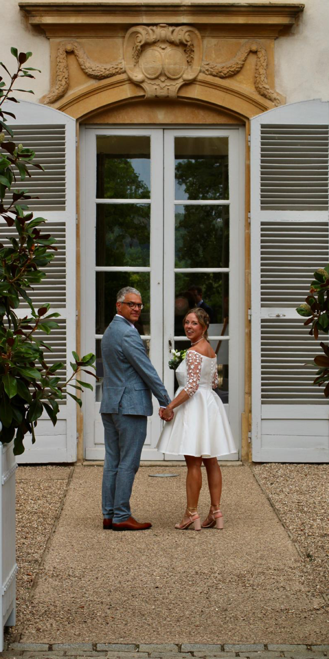 Robe de mariée courte Fabienne - Bonjour Suzanne 2022