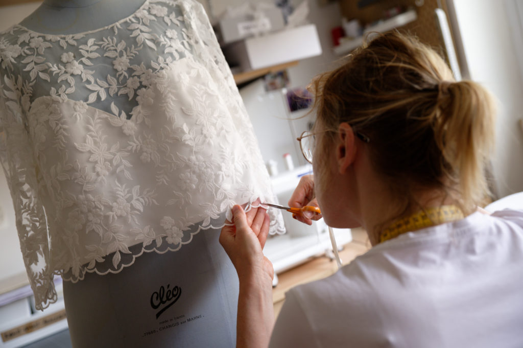 Atelier de création et confection haut de gamme de robes de mariées
