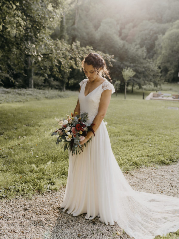 Robe de mariée raffinée et élégante fabriquée à Metz